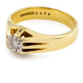 18ct gold Diamond Ring size U